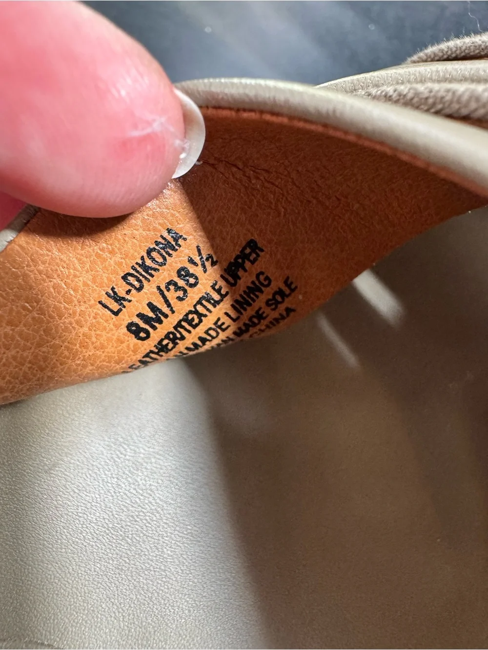 Lucky Brand Women's Taupe Platform Slide Sandals size 8